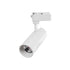 GLOBOSTAR® LUGANO 60808 Μονοφασικό Σποτ Ράγας LED 20W 2400lm 36° AC 220-240V IP20 Θερμό Λευκό 2700K - Bridgelux COB Chip & TÜV SÜD Driver - Eurotrack 1PH - Λευκό Ματ - Μ6.5 x Π6.5 x Υ22cm - 5 Χρόνια Εγγύηση