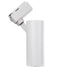 GLOBOSTAR® LUGANO 60808 Μονοφασικό Σποτ Ράγας LED 20W 2400lm 36° AC 220-240V IP20 Θερμό Λευκό 2700K - Bridgelux COB Chip & TÜV SÜD Driver - Eurotrack 1PH - Λευκό Ματ - Μ6.5 x Π6.5 x Υ22cm - 5 Χρόνια Εγγύηση
