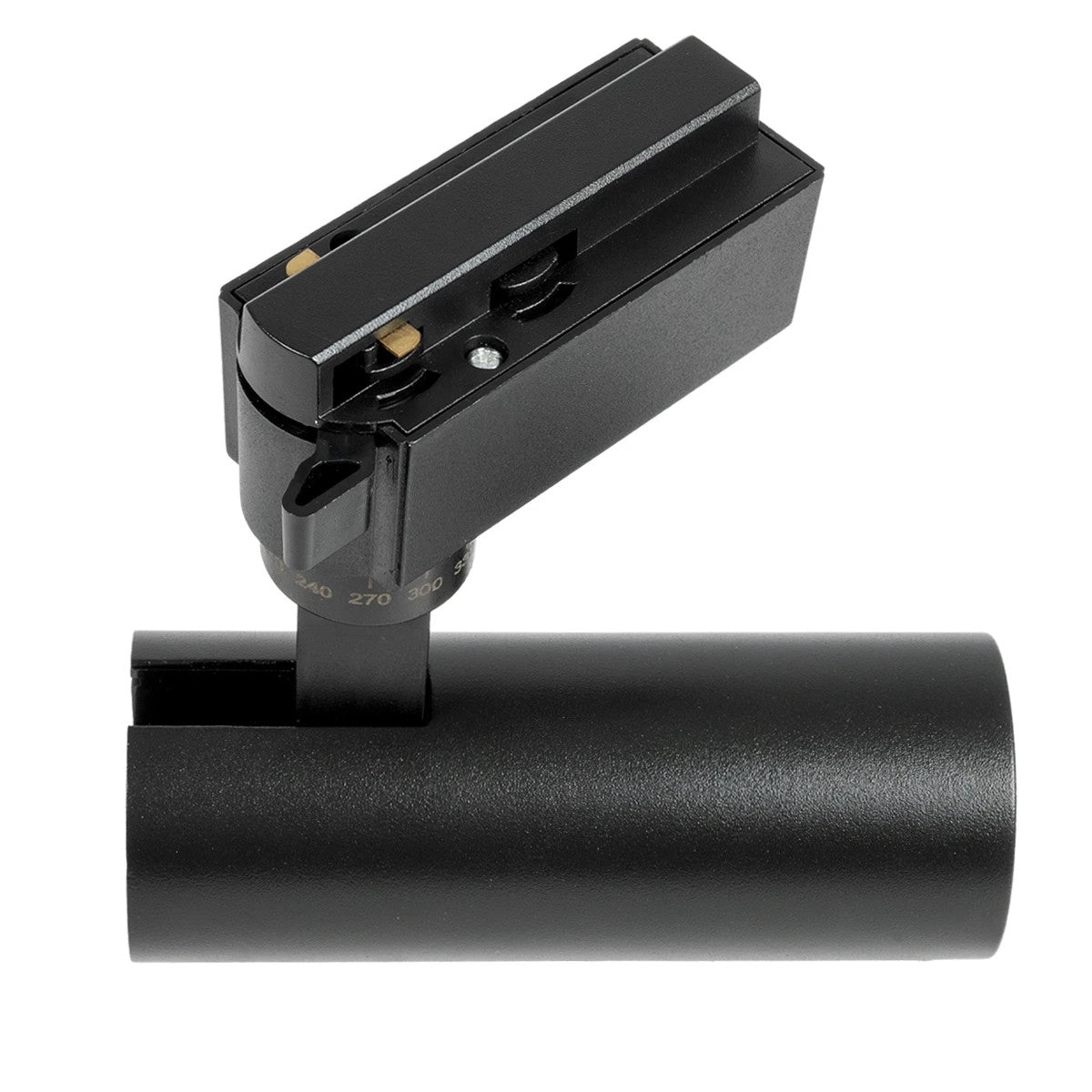 GLOBOSTAR® LUGANO 60810 Μονοφασικό Σποτ Ράγας LED 20W 2500lm 36° AC 220-240V IP20 Φυσικό Λευκό 4500K - Bridgelux COB Chip & TÜV SÜD Driver - Eurotrack 1PH - Μαύρο Ματ - Μ8.5 x Π6.5 x Υ20.5cm - 5 Χρόνια Εγγύηση