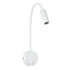 GloboStar® GOOSE 60876 Μοντέρνο Φωτιστικό Τοίχου - Απλίκα Ξενοδοχείου Bed Side LED 3W 300lm 36° AC 220-240V - Reading Light - Μ6.5 x Π15 x Υ24.5cm - Φυσικό Λευκό 4500K - Λευκό - ledmania.gr