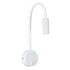 GloboStar® GOOSE 60876 Μοντέρνο Φωτιστικό Τοίχου - Απλίκα Ξενοδοχείου Bed Side LED 3W 300lm 36° AC 220-240V - Reading Light - Μ6.5 x Π15 x Υ24.5cm - Φυσικό Λευκό 4500K - Λευκό - ledmania.gr