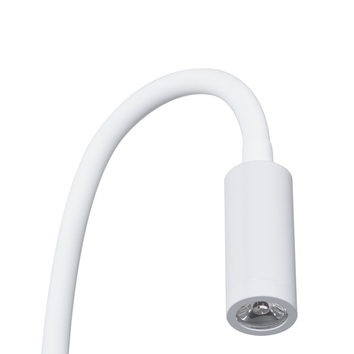 GloboStar® GOOSE 60876 Μοντέρνο Φωτιστικό Τοίχου - Απλίκα Ξενοδοχείου Bed Side LED 3W 300lm 36° AC 220-240V - Reading Light - Μ6.5 x Π15 x Υ24.5cm - Φυσικό Λευκό 4500K - Λευκό - ledmania.gr