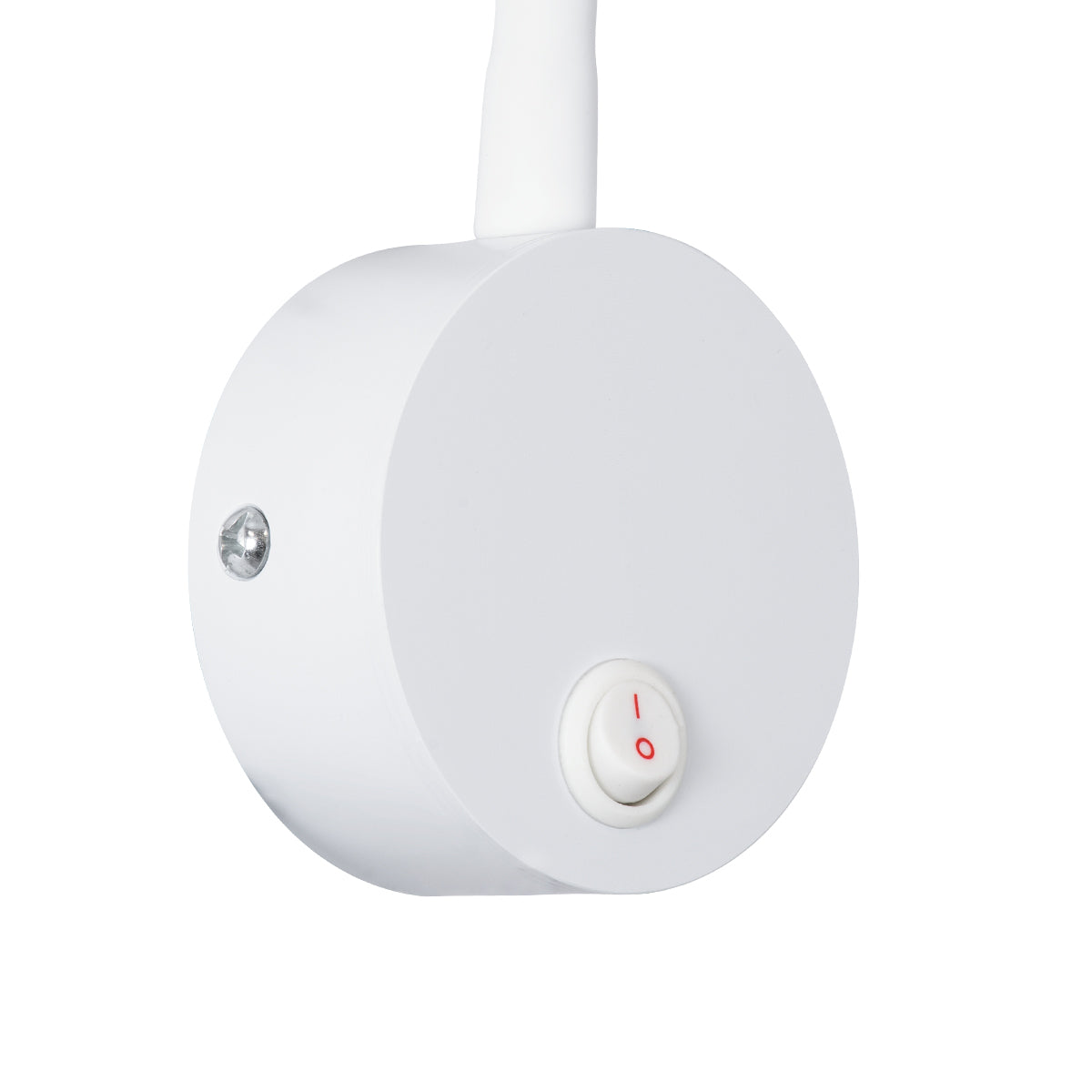 GloboStar® GOOSE 60876 Μοντέρνο Φωτιστικό Τοίχου - Απλίκα Ξενοδοχείου Bed Side LED 3W 300lm 36° AC 220-240V - Reading Light - Μ6.5 x Π15 x Υ24.5cm - Φυσικό Λευκό 4500K - Λευκό - ledmania.gr