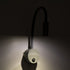 GloboStar® GOOSE 60877 Μοντέρνο Φωτιστικό Τοίχου - Απλίκα Ξενοδοχείου Bed Side LED 3W 300lm 36° AC 220-240V - Reading Light - Μ6.5 x Π15 x Υ24.5cm - Φυσικό Λευκό 4500K - Γκρι Ανθρακί - ledmania.gr