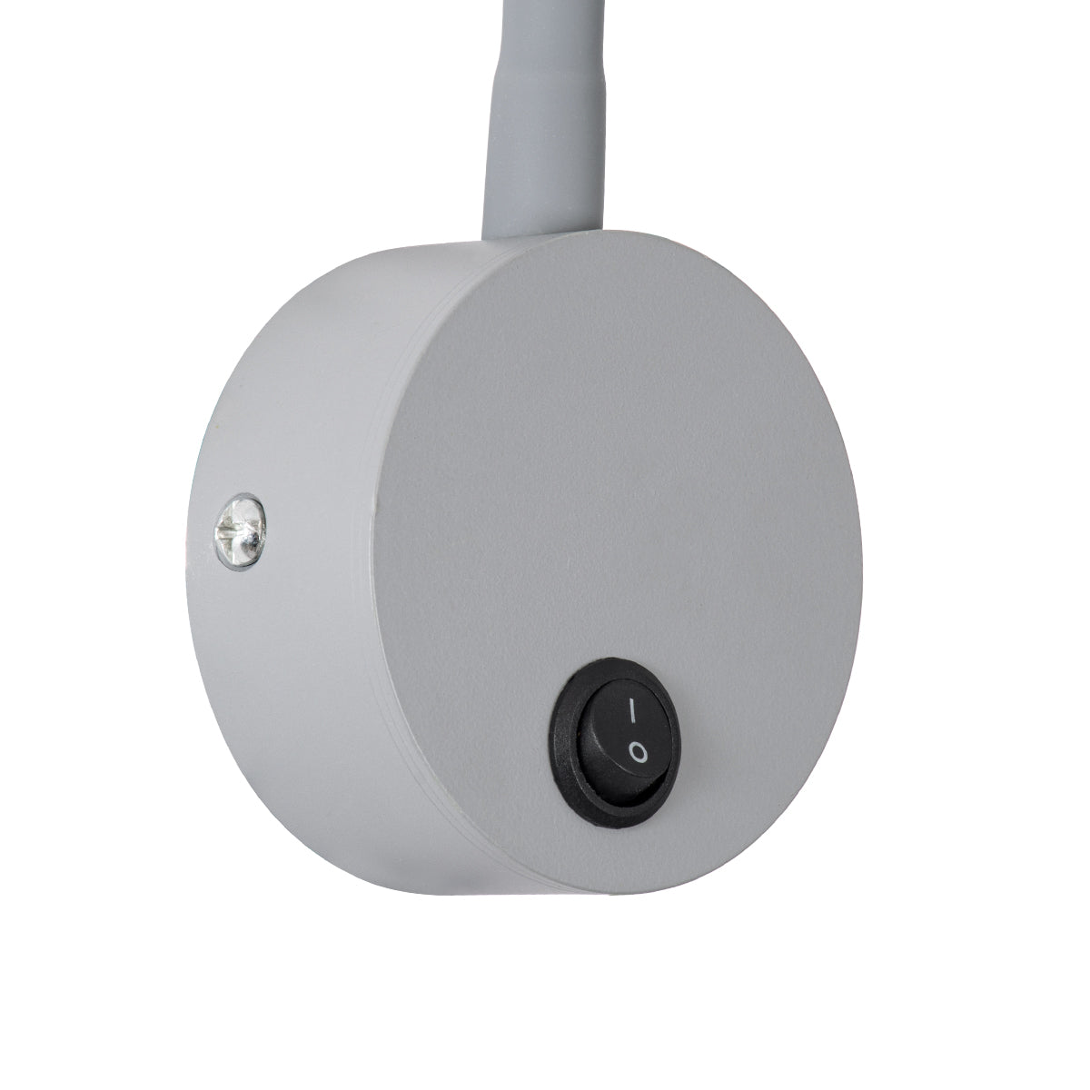 GloboStar® GOOSE 60877 Μοντέρνο Φωτιστικό Τοίχου - Απλίκα Ξενοδοχείου Bed Side LED 3W 300lm 36° AC 220-240V - Reading Light - Μ6.5 x Π15 x Υ24.5cm - Φυσικό Λευκό 4500K - Γκρι Ανθρακί - ledmania.gr