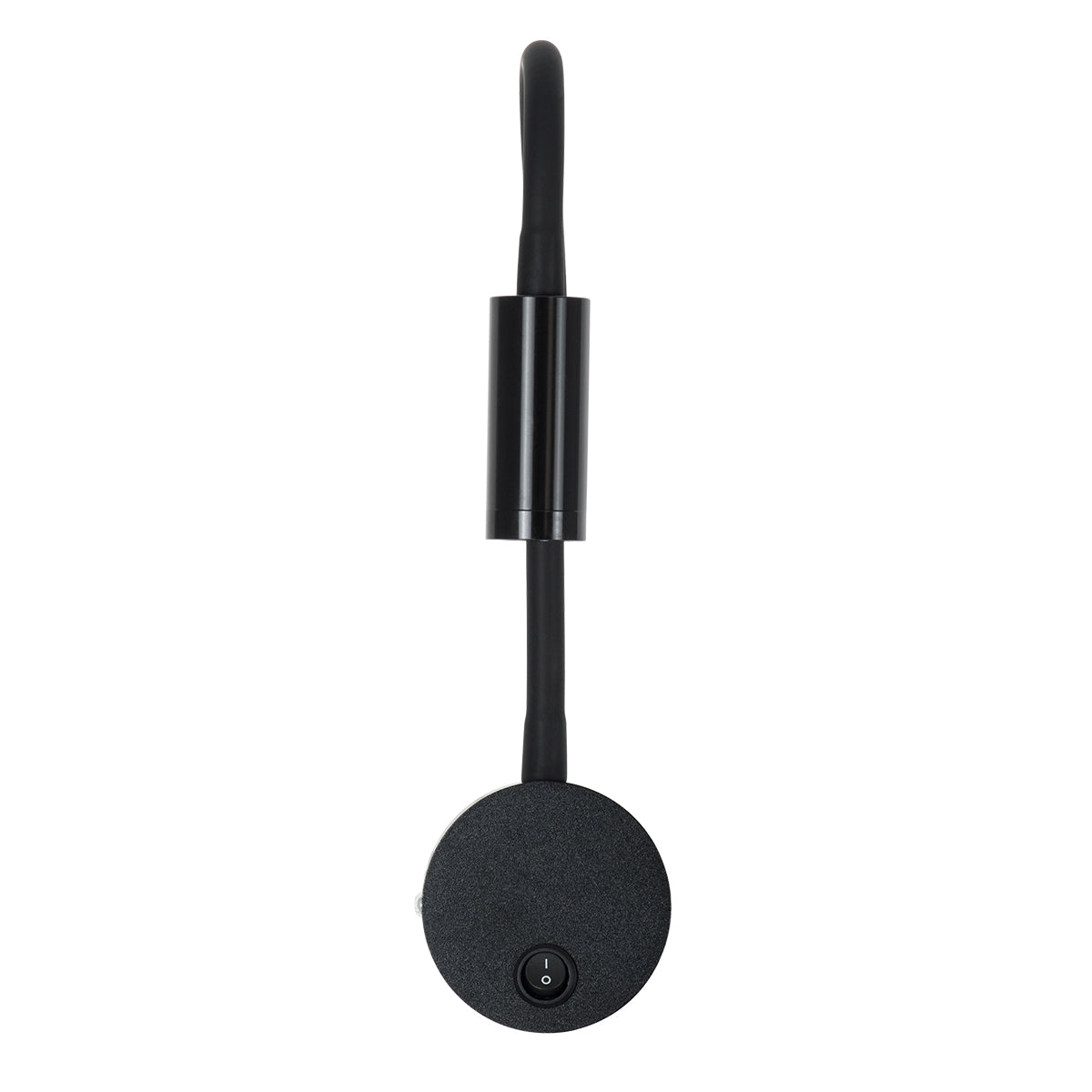 GloboStar® GOOSE 60878 Μοντέρνο Φωτιστικό Τοίχου - Απλίκα Ξενοδοχείου Bed Side LED 3W 300lm 36° AC 220-240V - Reading Light - Μ6.5 x Π15 x Υ24.5cm - Φυσικό Λευκό 4500K - Μαύρο - ledmania.gr
