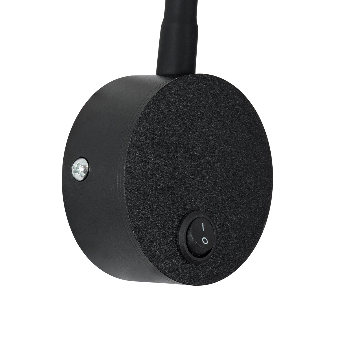 GloboStar® GOOSE 60878 Μοντέρνο Φωτιστικό Τοίχου - Απλίκα Ξενοδοχείου Bed Side LED 3W 300lm 36° AC 220-240V - Reading Light - Μ6.5 x Π15 x Υ24.5cm - Φυσικό Λευκό 4500K - Μαύρο - ledmania.gr