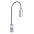 GloboStar® GOOSE 60879 Μοντέρνο Φωτιστικό Τοίχου - Απλίκα Ξενοδοχείου Bed Side LED 3W 300lm 36° AC 220-240V - Reading Light - Μ6.5 x Π15 x Υ24.5cm - Φυσικό Λευκό 4500K - Ασημί Νίκελ - ledmania.gr