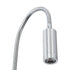 GloboStar® GOOSE 60879 Μοντέρνο Φωτιστικό Τοίχου - Απλίκα Ξενοδοχείου Bed Side LED 3W 300lm 36° AC 220-240V - Reading Light - Μ6.5 x Π15 x Υ24.5cm - Φυσικό Λευκό 4500K - Ασημί Νίκελ - ledmania.gr
