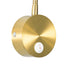 GloboStar® GOOSE 60880 Μοντέρνο Φωτιστικό Τοίχου - Απλίκα Ξενοδοχείου Bed Side LED 3W 300lm 36° AC 220-240V - Reading Light - Μ6.5 x Π15 x Υ24.5cm - Φυσικό Λευκό 4500K - Χρυσό Βούρτσας - ledmania.gr