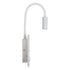 GloboStar® GOOSE 60881 Μοντέρνο Φωτιστικό Τοίχου - Απλίκα Ξενοδοχείου Bed Side LED 6W 600lm 36° & 360° AC 220-240V - Reading Light & 360° Κρυφός Φωτισμός - Φορτιστής USB 3A - Μ15.5 x Π15 x Υ30.5cm - Φυσικό Λευκό 4500K - Λευκό - ledmania.gr