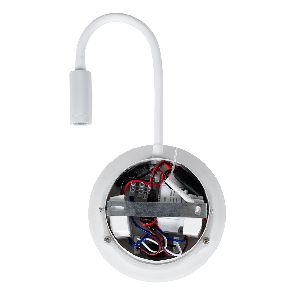 GloboStar® GOOSE 60881 Μοντέρνο Φωτιστικό Τοίχου - Απλίκα Ξενοδοχείου Bed Side LED 6W 600lm 36° & 360° AC 220-240V - Reading Light & 360° Κρυφός Φωτισμός - Φορτιστής USB 3A - Μ15.5 x Π15 x Υ30.5cm - Φυσικό Λευκό 4500K - Λευκό - ledmania.gr