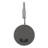 GLOBOSTAR® GOOSE 60882 Μοντέρνο Φωτιστικό Τοίχου - Απλίκα Ξενοδοχείου Reading Light με Φορτιστή USB 3A LED 6W 600lm 36° & 360° AC 220-240V IP20 Φυσικό Λευκό 4500K - CREE XPE & Lumileds SMD Chip & TÜV SÜD Driver - Γκρι Ανθρακί Ματ - Μ15.5 x Π15 x Υ30.5c...