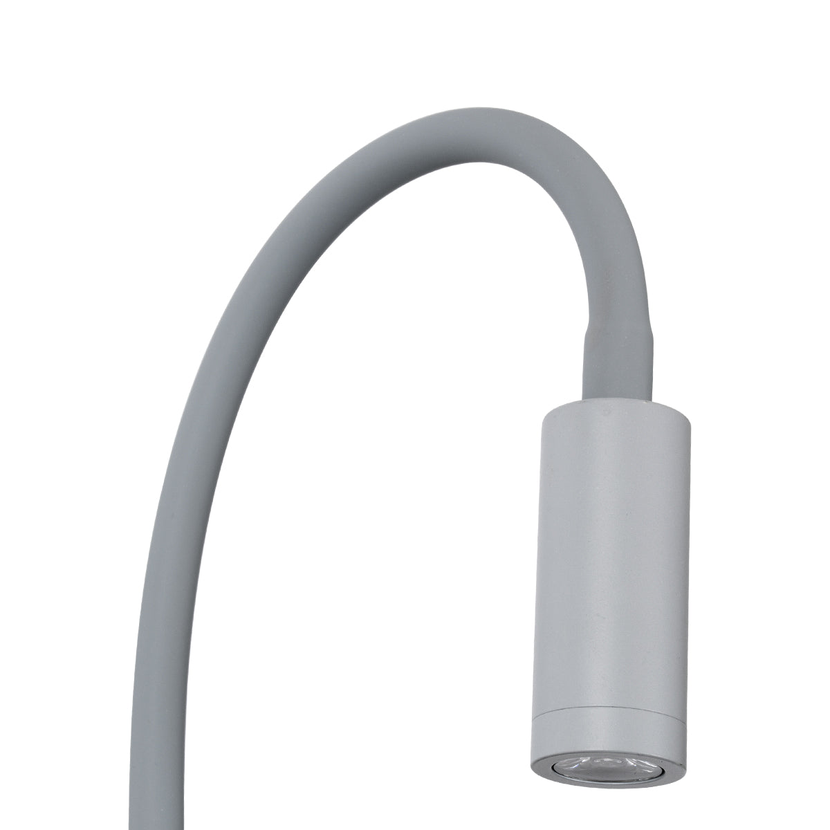 GLOBOSTAR® GOOSE 60882 Μοντέρνο Φωτιστικό Τοίχου - Απλίκα Ξενοδοχείου Reading Light με Φορτιστή USB 3A LED 6W 600lm 36° & 360° AC 220-240V IP20 Φυσικό Λευκό 4500K - CREE XPE & Lumileds SMD Chip & TÜV SÜD Driver - Γκρι Ανθρακί Ματ - Μ15.5 x Π15 x Υ30.5c...