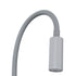 GLOBOSTAR® GOOSE 60882 Μοντέρνο Φωτιστικό Τοίχου - Απλίκα Ξενοδοχείου Reading Light με Φορτιστή USB 3A LED 6W 600lm 36° & 360° AC 220-240V IP20 Φυσικό Λευκό 4500K - CREE XPE & Lumileds SMD Chip & TÜV SÜD Driver - Γκρι Ανθρακί Ματ - Μ15.5 x Π15 x Υ30.5c...