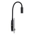 GloboStar® GOOSE 60883 Μοντέρνο Φωτιστικό Τοίχου - Απλίκα Ξενοδοχείου Bed Side LED 6W 600lm 36° & 360° AC 220-240V - Reading Light & 360° Κρυφός Φωτισμός - Φορτιστής USB 3A - Μ15.5 x Π15 x Υ30.5cm - Φυσικό Λευκό 4500K - Μαύρο - ledmania.gr