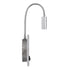 GLOBOSTAR® GOOSE 60884 Μοντέρνο Φωτιστικό Τοίχου - Απλίκα Ξενοδοχείου Reading Light με Φορτιστή USB 3A LED 6W 600lm 36° & 360° AC 220-240V IP20 Φυσικό Λευκό 4500K - CREE XPE & Lumileds SMD Chip & TÜV SÜD Driver - Νίκελ Βούρτσας - Μ15.5 x Π15 x Υ30.5cm ...