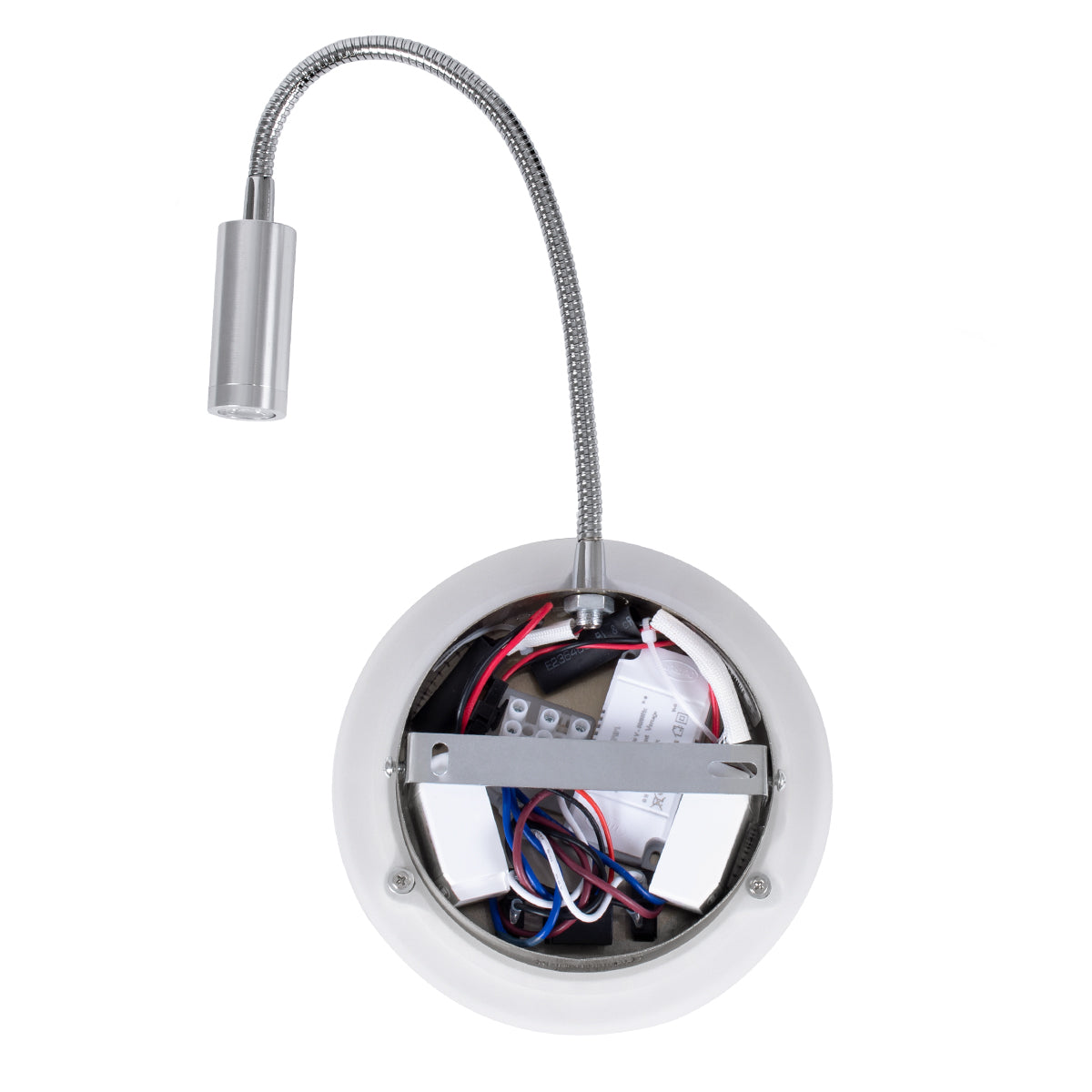 GLOBOSTAR® GOOSE 60884 Μοντέρνο Φωτιστικό Τοίχου - Απλίκα Ξενοδοχείου Reading Light με Φορτιστή USB 3A LED 6W 600lm 36° & 360° AC 220-240V IP20 Φυσικό Λευκό 4500K - CREE XPE & Lumileds SMD Chip & TÜV SÜD Driver - Νίκελ Βούρτσας - Μ15.5 x Π15 x Υ30.5cm ...