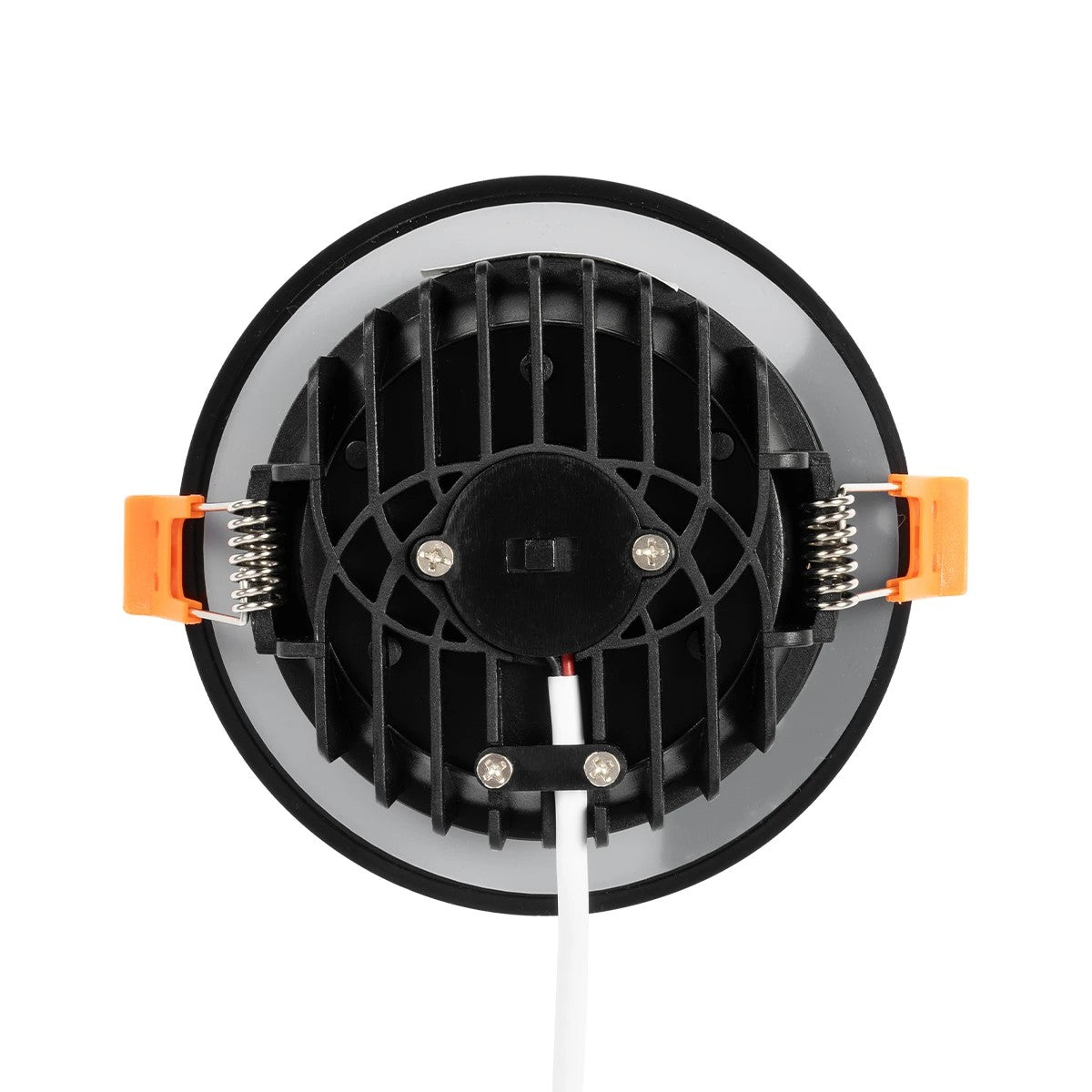 GLOBOSTAR® WATERA 60897 Χωνευτό Downlight Σποτ Panel LED 12W 1500lm 120° AC 220-240V Αδιάβροχο IP54 Ρυθμιζόμενο Λευκό CCT με Διακόπτη στο Σώμα 2700K/4500K/6000K Dimmable - Lumileds SMD Chip & TÜV SÜD Driver - Μαύρο Ματ - Μ10.8 x Π10.8 x Υ3.2cm / Q9cm -... - ledmania.gr