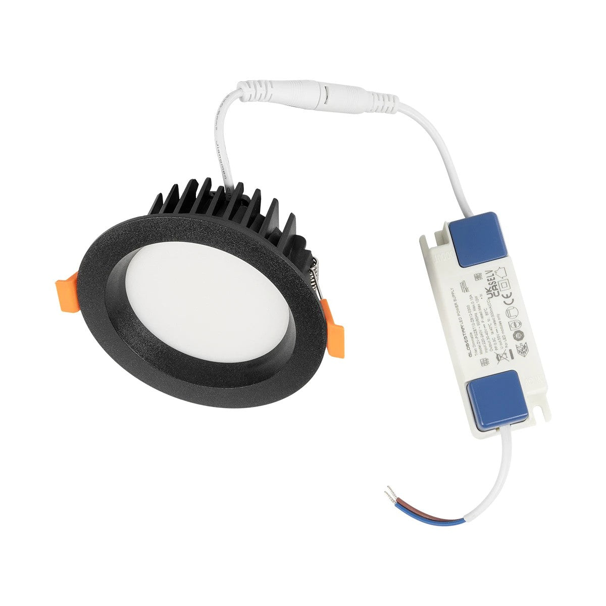 GLOBOSTAR® WATERA 60897 Χωνευτό Downlight Σποτ Panel LED 12W 1500lm 120° AC 220-240V Αδιάβροχο IP54 Ρυθμιζόμενο Λευκό CCT με Διακόπτη στο Σώμα 2700K/4500K/6000K Dimmable - Lumileds SMD Chip & TÜV SÜD Driver - Μαύρο Ματ - Μ10.8 x Π10.8 x Υ3.2cm / Q9cm -... - ledmania.gr