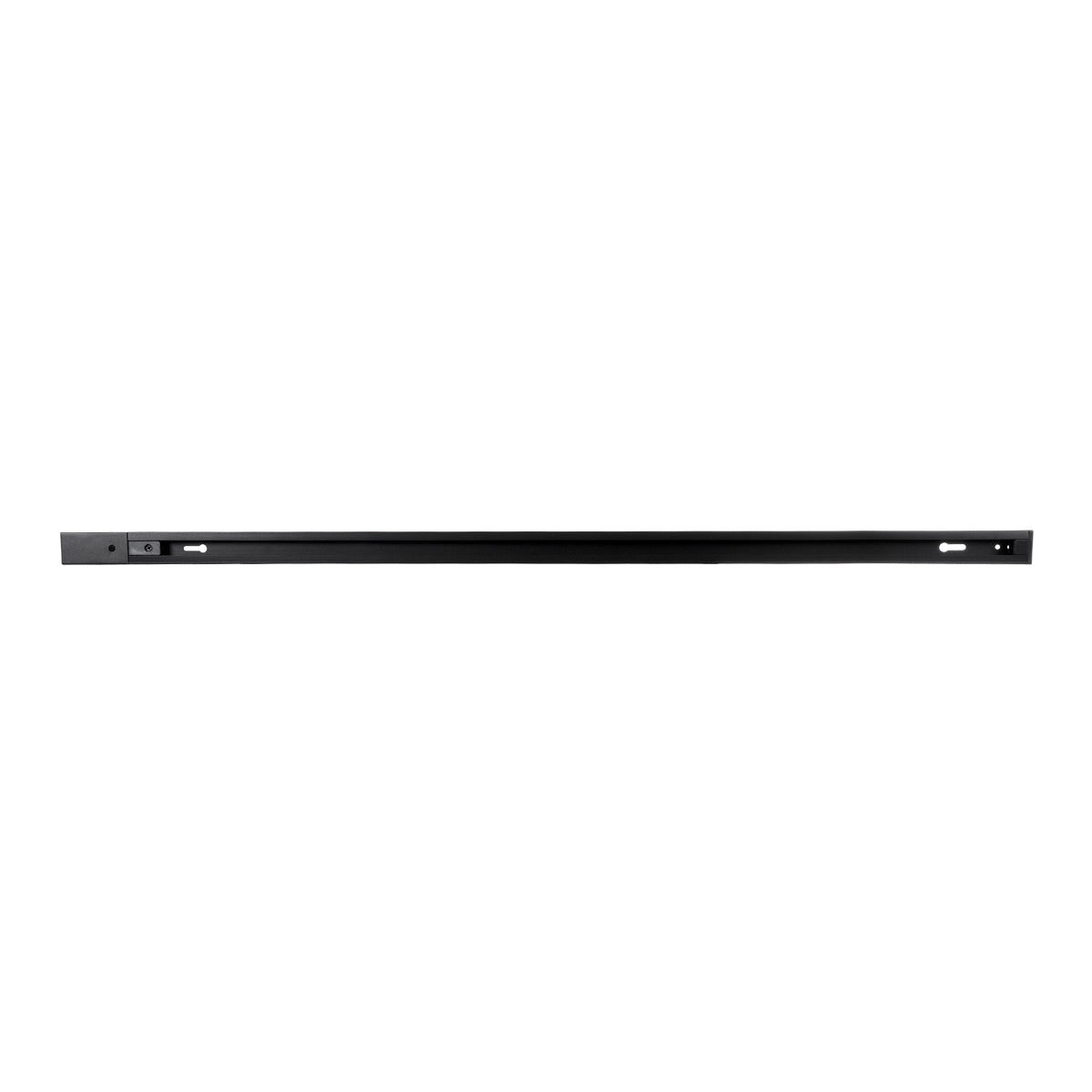 GLOBOSTAR® EUROTRACK-1PH 60901 Μονοφασική Ράγα 2 Καλωδίων 1L+1N για Σύστημα Ράγας Eurotrack-1PH AC 220-240V IP20 - Μαύρο Ματ - Μ100 x Π3.6 x Υ2cm