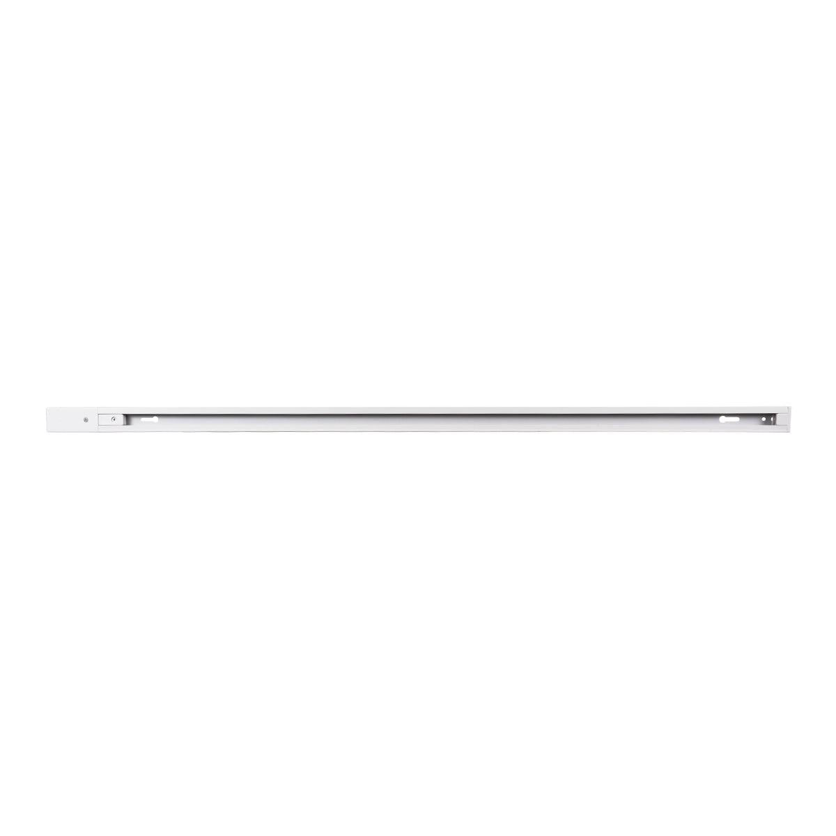 GLOBOSTAR® EUROTRACK-1PH 60902 Μονοφασική Ράγα 2 Καλωδίων 1L+1N για Σύστημα Ράγας Eurotrack-1PH AC 220-240V IP20 - Λευκό Ματ - Μ100 x Π3.6 x Υ2cm