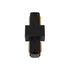 GLOBOSTAR® EUROTRACK-1PH 60903 Μονοφασικός Σύνδεσμος I Επέκτασης Ράγας 2 Καλωδίων 1L+1N για Σύστημα Ράγας Eurotrack-1PH AC 220-240V IP20 - Μαύρο Ματ - Μ9.3 x Π3.5 x Υ1.6cm - ledmania.gr