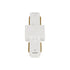 GLOBOSTAR® EUROTRACK-1PH 60904 Μονοφασικός Σύνδεσμος Ι Επέκτασης Ράγας 2 Καλωδίων 1L+1N για Σύστημα Ράγας Eurotrack-1PH AC 220-240V IP20 - Λευκό Ματ - Μ9.3 x Π3.5 x Υ1.6cm - ledmania.gr