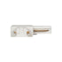 GLOBOSTAR® EUROTRACK-1PH 60906 Μονοφασικός Σύνδεσμος Γ Ράγας 2 Καλωδίων 1L+1N για Σύστημα Ράγας Eurotrack-1PH AC 220-240V IP20 - Λευκό Ματ - Μ6.5 x Π6.5 x Υ1.6cm - ledmania.gr