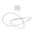 GloboStar® DEXTER 60914 Κρεμαστό Φωτιστικό Οροφής Design LED CCT 90W 10080lm 300° AC 220-240V - Εναλλαγή Φωτισμού μέσω Τηλεχειριστηρίου All In One Ψυχρό 6000k+Φυσικό 4500k+Θερμό 2700k Dimmable Φ73cm - Λευκό - 3 Years Warranty - ledmania.gr
