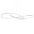 GLOBOSTAR® DEXTER 60918 Μοντέρνο Κρεμαστό Φωτιστικό Οροφής LED 120W 13440lm 300° AC 220-240V IP20 Ρυθμιζόμενο Λευκό CCT με Χειριστήριο από 2700K έως 6000K Dimmable - Lumileds SMD Chip - Λευκό Ματ - Μ103 x Π103 x Υ22cm - 3 Χρόνια Εγγύηση