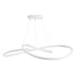 GLOBOSTAR® DEXTER 60918 Μοντέρνο Κρεμαστό Φωτιστικό Οροφής LED 120W 13440lm 300° AC 220-240V IP20 Ρυθμιζόμενο Λευκό CCT με Χειριστήριο από 2700K έως 6000K Dimmable - Lumileds SMD Chip - Λευκό Ματ - Μ103 x Π103 x Υ22cm - 3 Χρόνια Εγγύηση