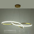 GLOBOSTAR® DEXTER 60920 Μοντέρνο Κρεμαστό Φωτιστικό Οροφής LED 120W 13440lm 300° AC 220-240V IP20 Ρυθμιζόμενο Λευκό CCT με Χειριστήριο από 2700K έως 6000K Dimmable - Lumileds SMD Chip - Χρυσό Βούρτσας - Μ103 x Π103 x Υ30cm - 3 Χρόνια Εγγύηση - ledmania.gr