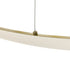 GLOBOSTAR® DEXTER 60920 Μοντέρνο Κρεμαστό Φωτιστικό Οροφής LED 120W 13440lm 300° AC 220-240V IP20 Ρυθμιζόμενο Λευκό CCT με Χειριστήριο από 2700K έως 6000K Dimmable - Lumileds SMD Chip - Χρυσό Βούρτσας - Μ103 x Π103 x Υ30cm - 3 Χρόνια Εγγύηση - ledmania.gr