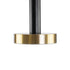 GLOBOSTAR® ZANE 60934 Κρεμαστό Φωτιστικό Design LED CCT 54W 6048lm 120° AC 220-240V IP20 - Εναλλαγή Φωτισμού μέσω Τηλεχειριστηρίου All In One Ψυχρό 6000k+Φυσικό 4500k+Θερμό 2700k Dimmable - Φ60 x Υ18cm - Μαύρο & Χρυσό - 3 Χρόνια Εγγύηση - ledmania.gr