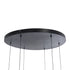 GLOBOSTAR® ZANE 60935 Κρεμαστό Φωτιστικό Design LED CCT 100W 11200lm 120° AC 220-240V IP20 - Εναλλαγή Φωτισμού μέσω Τηλεχειριστηρίου All In One Ψυχρό 6000k+Φυσικό 4500k+Θερμό 2700k Dimmable - Φ100 x Υ18cm - Μαύρο & Χρυσό - 3 Χρόνια Εγγύηση - ledmania.gr