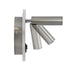 GloboStar® LADY-R 60941 Μοντέρνο Φωτιστικό Τοίχου - Απλίκα Ξενοδοχείου Bed Side LED 6W 600lm 36° & 360° AC 220-240V - Reading Light & 360° Κρυφός Φωτισμός - Φορτιστής USB 3A - Μ10.5 x Π10 x Υ18.5cm - Φυσικό Λευκό 4500K - Νίκελ Βούρτσας - ledmania.gr