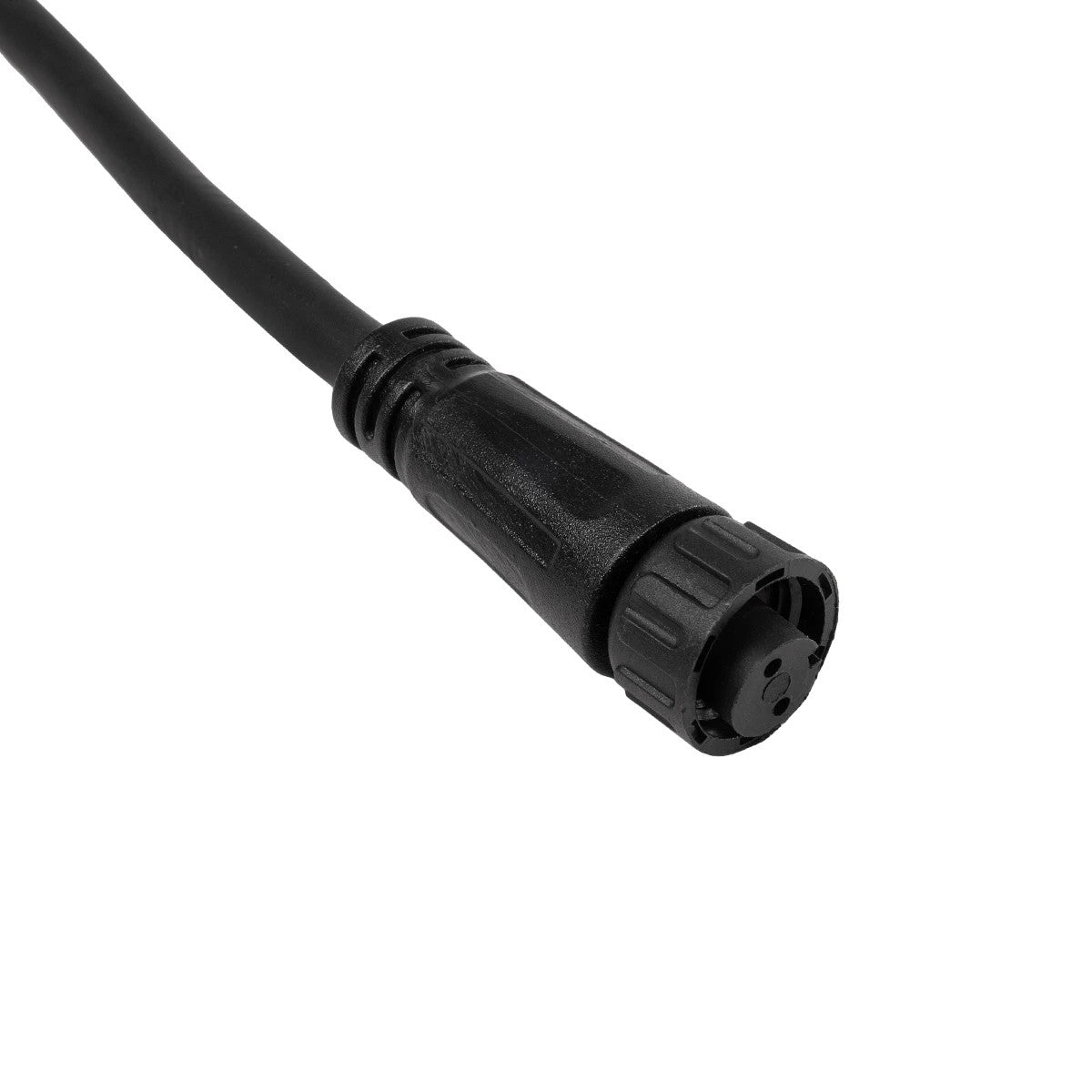 GLOBOSTAR® CONNECTOR 60954 2 Pin Καλώδιο/Επέκταση Τ 1 Μέτρου με Είσοδο 1 x Αρσενικό Βύσμα & Έξοδο 2 x Θηλυκά Βύσματα Αδιάβροχο IP68 - Μαύρο - Μ100 x Π2 x Υ2cm - ledmania.gr