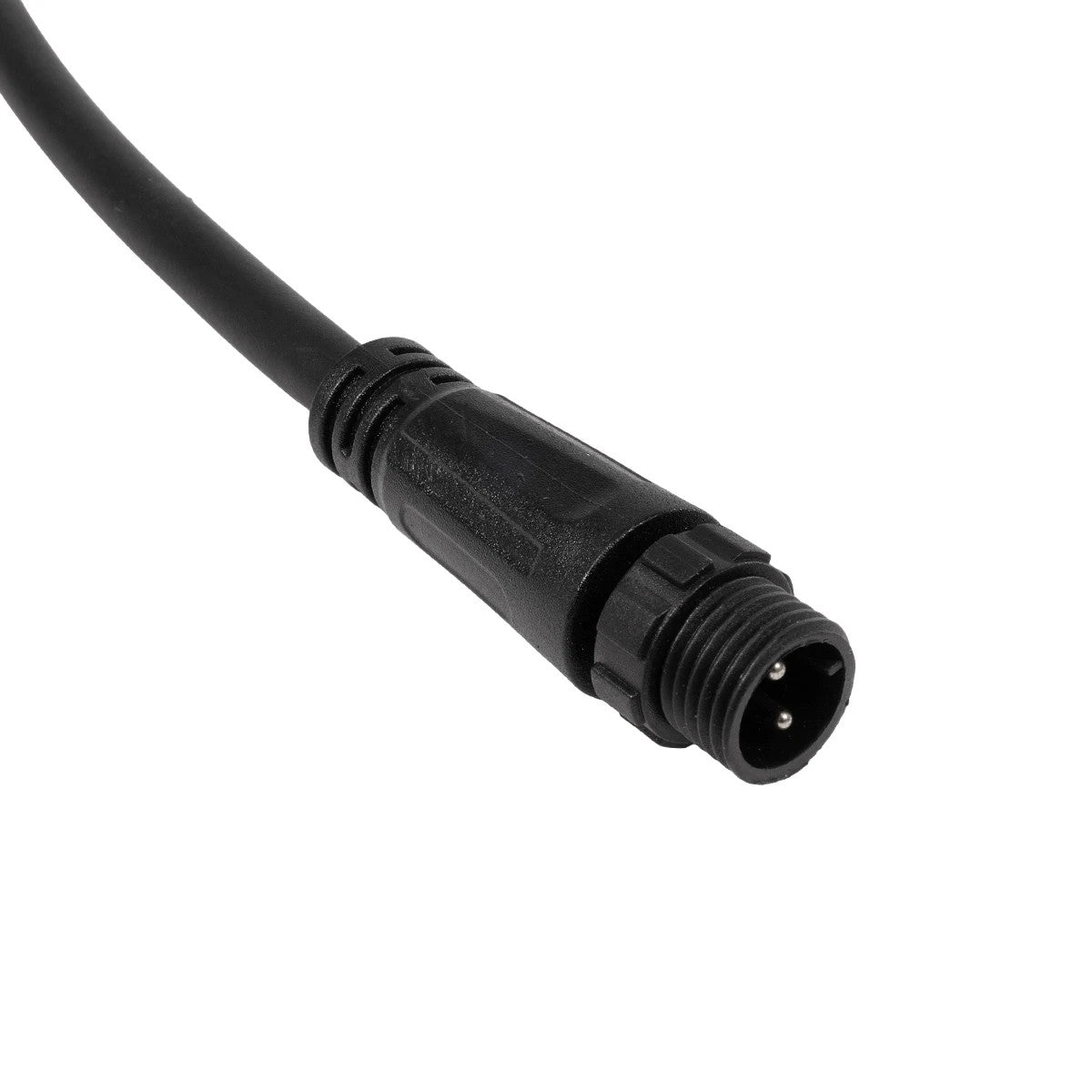 GLOBOSTAR® CONNECTOR 60955 2 Pin Καλώδιο/Επέκταση Ι 1 Μέτρου με Είσοδο 1 x Αρσενικό Βύσμα & Έξοδο 1 x Θηλυκό Βύσμα Αδιάβροχο IP68 - Μαύρο - Μ100 x Π2 x Υ2cm - ledmania.gr