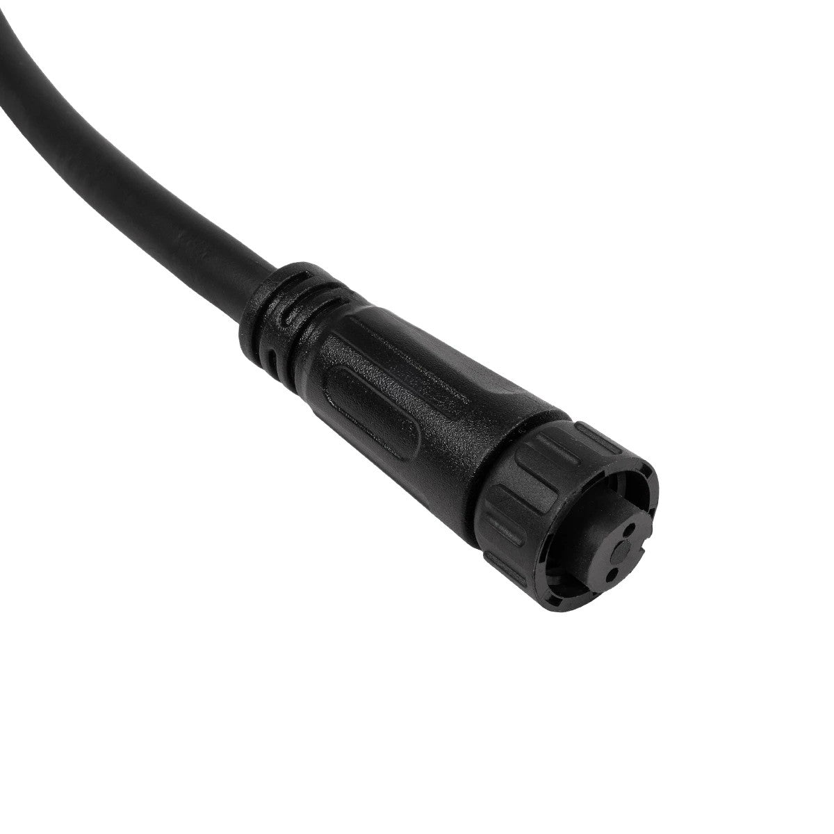 GLOBOSTAR® CONNECTOR 60955 2 Pin Καλώδιο/Επέκταση Ι 1 Μέτρου με Είσοδο 1 x Αρσενικό Βύσμα & Έξοδο 1 x Θηλυκό Βύσμα Αδιάβροχο IP68 - Μαύρο - Μ100 x Π2 x Υ2cm - ledmania.gr