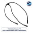 GLOBOSTAR® CONNECTOR 60957 5 Pin Καλώδιο/Επέκταση Τ 1 Μέτρου με Είσοδο 1 x Αρσενικό Βύσμα & Έξοδο 2 x Θηλυκά Βύσματα Αδιάβροχο IP68 - Μαύρο - Μ100 x Π2.5 x Υ2.5cm - ledmania.gr