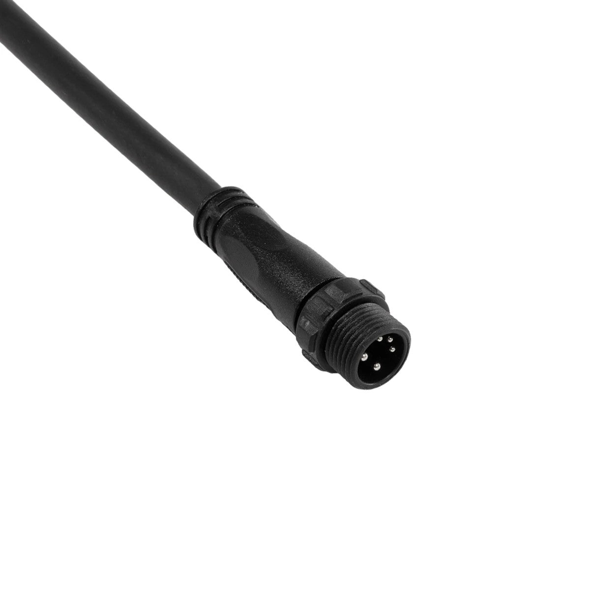 GLOBOSTAR® CONNECTOR 60958 5 Pin Καλώδιο/Επέκταση Ι 1 Μέτρου με Είσοδο 1 x Αρσενικό Βύσμα & Έξοδο 1 x Θηλυκό Βύσμα Αδιάβροχο IP68 - Μαύρο - Μ100 x Π2.5 x Υ2.5cm - ledmania.gr