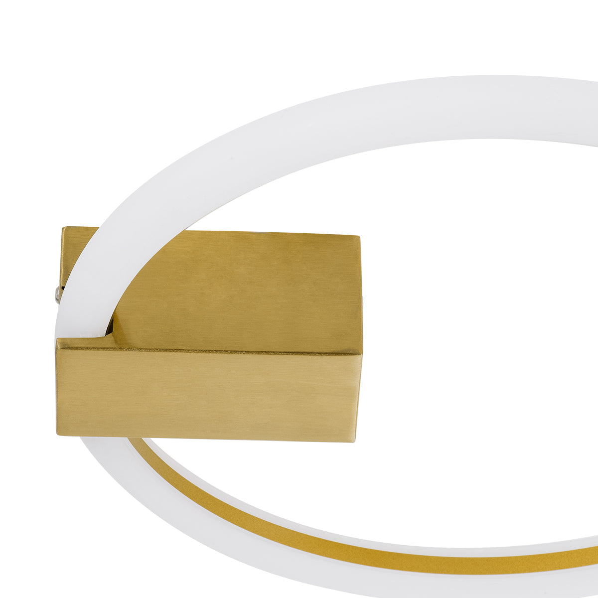 GloboStar® CINDERELLA 60978 Φωτιστικό Οροφής Δαχτυλίδι-Κύκλος LED CCT 16W 1792lm 360° AC 220-240V - Εναλλαγή Φωτισμού μέσω Διακόπτη On/Off All In One Ψυχρό 6000k+Φυσικό 4500k+Θερμό 2700k Φ28cm - Χρυσό Βούρτσας - 3 Years Warranty - ledmania.gr