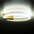 GloboStar® CINDERELLA 60978 Φωτιστικό Οροφής Δαχτυλίδι-Κύκλος LED CCT 16W 1792lm 360° AC 220-240V - Εναλλαγή Φωτισμού μέσω Διακόπτη On/Off All In One Ψυχρό 6000k+Φυσικό 4500k+Θερμό 2700k Φ28cm - Χρυσό Βούρτσας - 3 Years Warranty - ledmania.gr