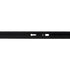 GLOBOSTAR® EUROTRACK-1PH 60984-3M Μονοφασική Ράγα 2 Καλωδίων 1L+1N για Σύστημα Ράγας Eurotrack 1PH AC 220-240V IP20 - Μαύρο Ματ - Μ300 x Π3.6 x Υ2cm