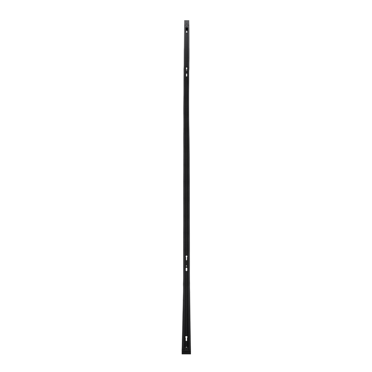 GLOBOSTAR® EUROTRACK-1PH 60984-3M Μονοφασική Ράγα 2 Καλωδίων 1L+1N για Σύστημα Ράγας Eurotrack 1PH AC 220-240V IP20 - Μαύρο Ματ - Μ300 x Π3.6 x Υ2cm