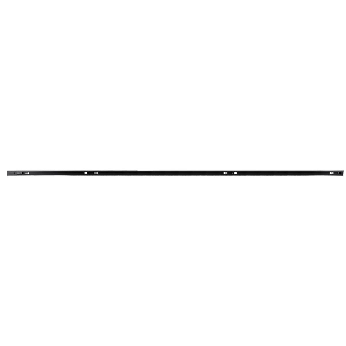 GLOBOSTAR® EUROTRACK-1PH 60984-3M Μονοφασική Ράγα 2 Καλωδίων 1L+1N για Σύστημα Ράγας Eurotrack 1PH AC 220-240V IP20 - Μαύρο Ματ - Μ300 x Π3.6 x Υ2cm