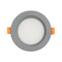 GLOBOSTAR® WATERA 60986 Χωνευτό Downlight Σποτ Panel LED 12W 1500lm 120° AC 220-240V Αδιάβροχο IP54 Ρυθμιζόμενο Λευκό CCT με Διακόπτη στο Σώμα 2700K/4500K/6000K Dimmable - Lumileds SMD Chip & TÜV SÜD Driver - Γκρι Ανθρακί Ματ - Μ10.8 x Π10.8 x Υ3.2cm /... - ledmania.gr