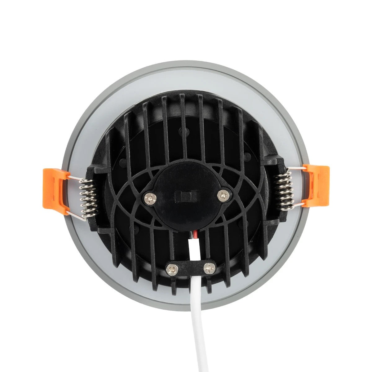 GLOBOSTAR® WATERA 60986 Χωνευτό Downlight Σποτ Panel LED 12W 1500lm 120° AC 220-240V Αδιάβροχο IP54 Ρυθμιζόμενο Λευκό CCT με Διακόπτη στο Σώμα 2700K/4500K/6000K Dimmable - Lumileds SMD Chip & TÜV SÜD Driver - Γκρι Ανθρακί Ματ - Μ10.8 x Π10.8 x Υ3.2cm /... - ledmania.gr