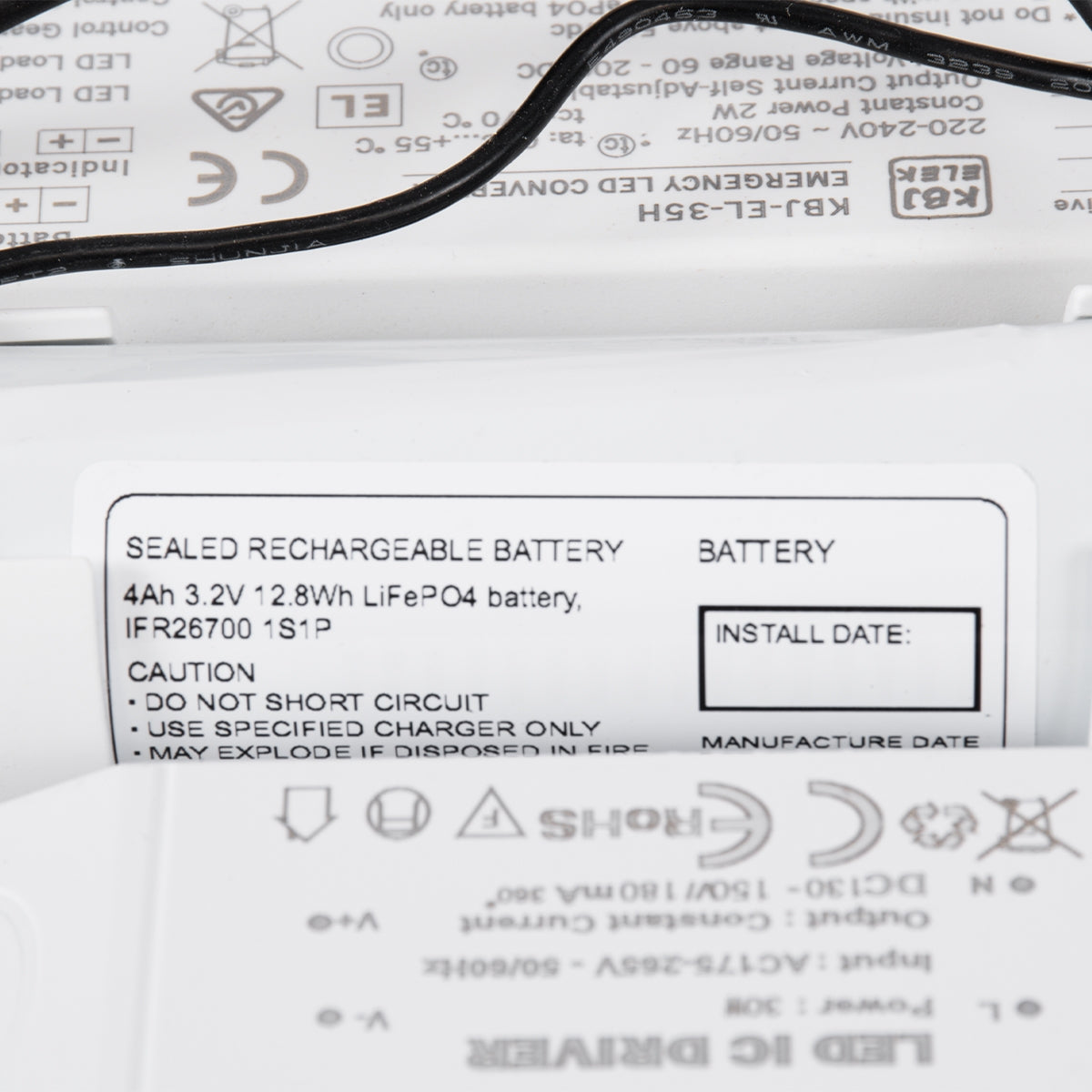 GloboStar® EMERGANO 60992 Πλαφονιέρα Οροφής LED 30W 3000lm 120° AC 220-240V με Ενσωματωμένο Σύστημα Emergency Li-ion 3450mAh/12.8Wh με Αυτονομία έως 3hrs - Αδιάβροχη IP54 Φ38 x Υ5.3cm Ψυχρό Λευκό 6000K - Λευκό - Bridgelux Chips - 3 Years Warranty - ledmania.gr